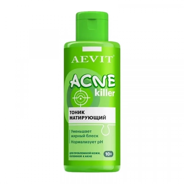Тоник Aevit Acnekiller матирующий, 150 мл